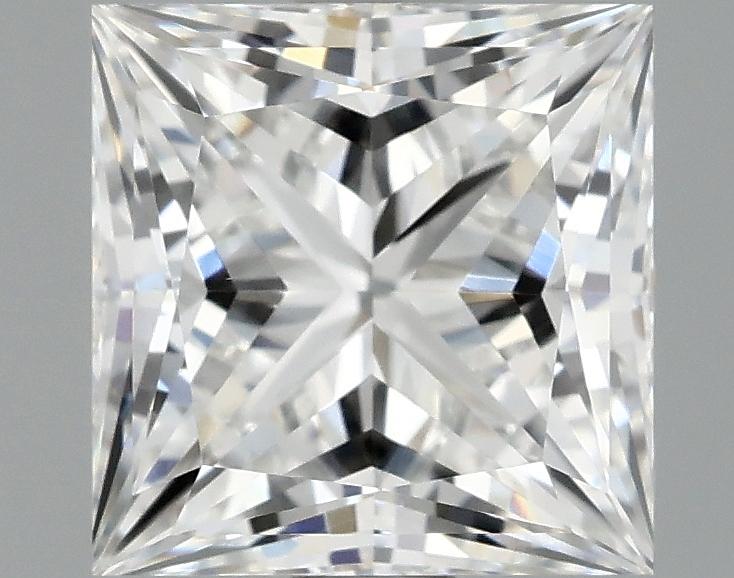 1.58 Carat Princess Shaped Ideal Cut VVS2 IGI Certified Lab Grown Diamond