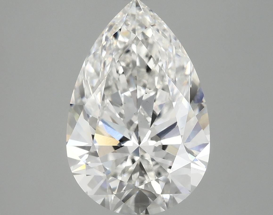 4.07 Carat Pear Shaped Excellent Cut VS2 IGI Certified Lab Grown Diamond