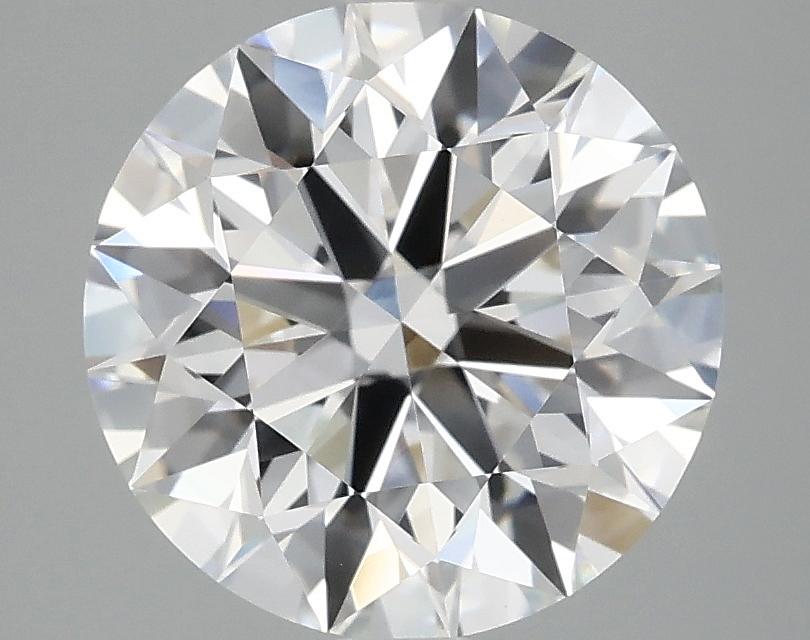 3.08 Carat Round Shaped Excellent Cut VVS2 IGI Certified Lab Grown Diamond