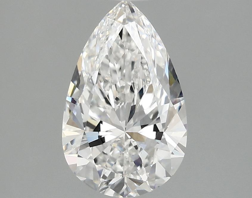 1.5 Carat Pear Shaped Ideal Cut VVS2 IGI Certified Lab Grown Diamond