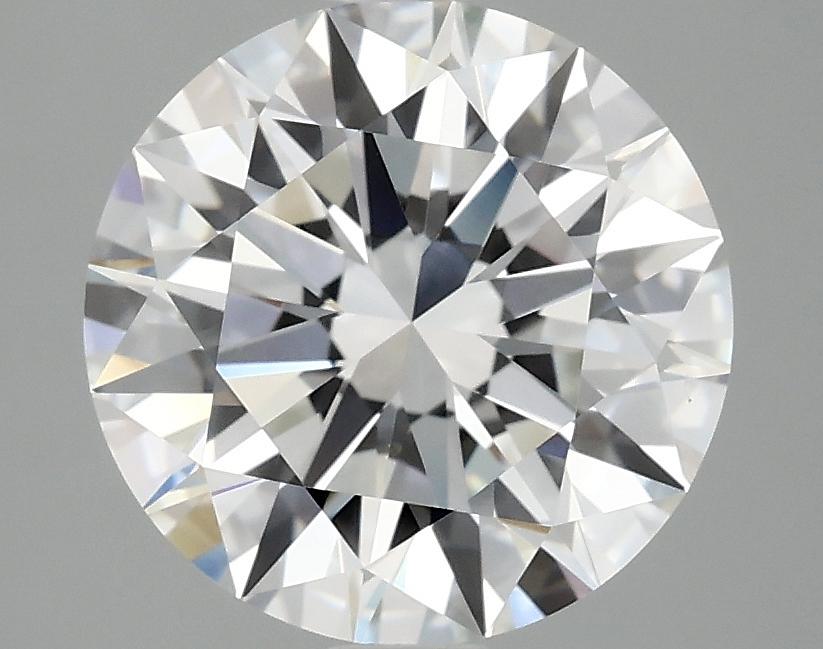 3.08 Carat Round Shaped Ideal Cut VVS2 IGI Certified Lab Grown Diamond