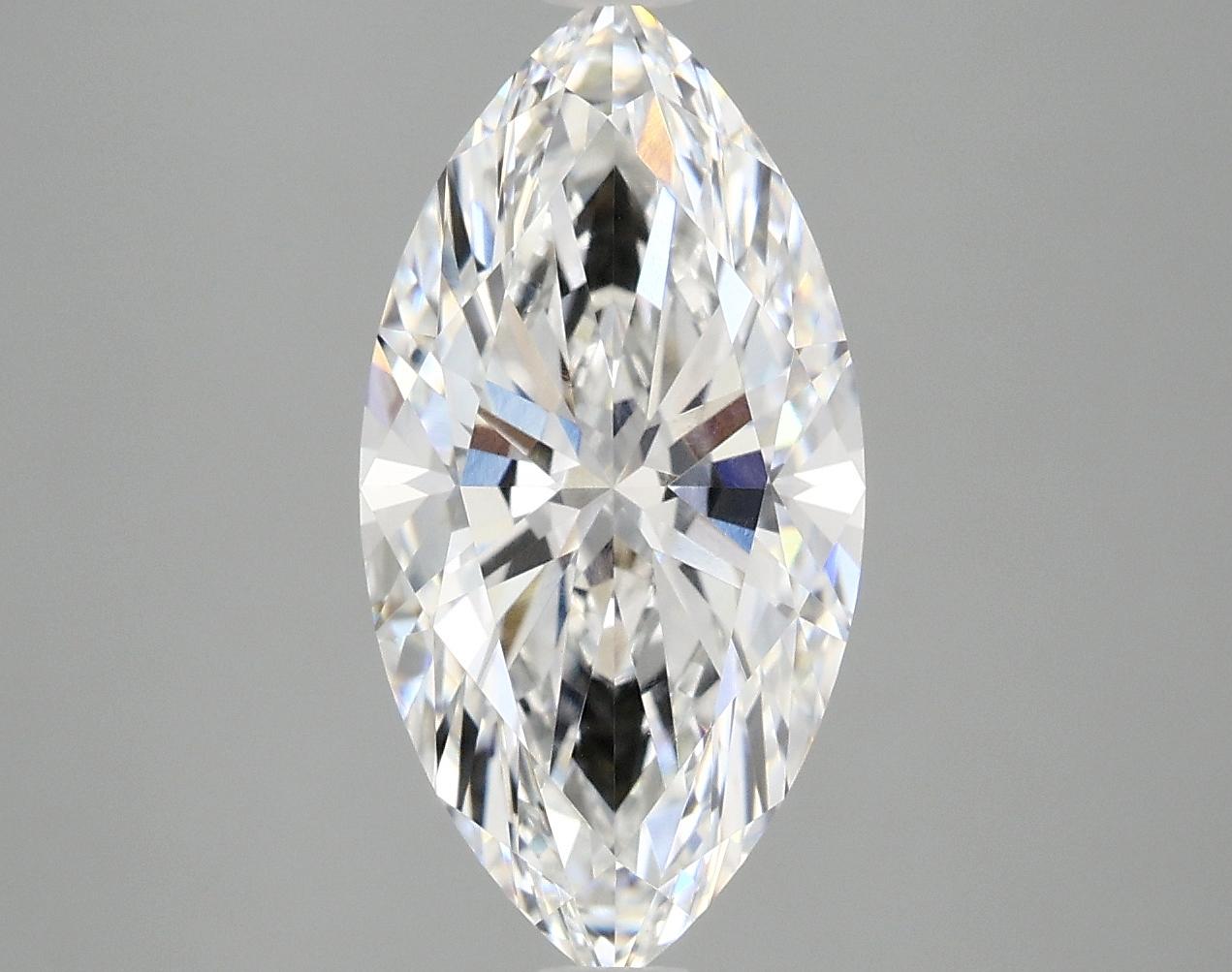 3.16 Carat Marquise Shaped Very Good Cut VVS2 IGI Certified Lab Grown Diamond