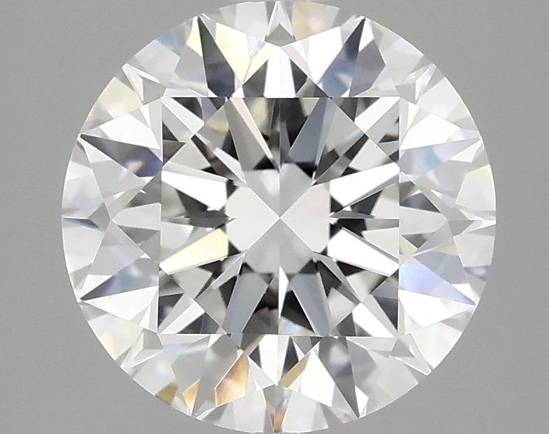 3.07 Carat Round Shaped Excellent Cut VVS2 IGI Certified Lab Grown Diamond