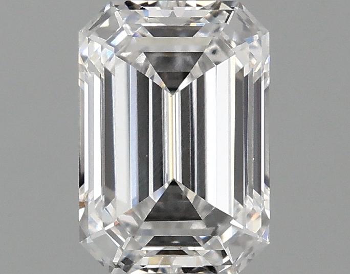 0.97 Carat Emerald Shaped Ideal Cut VVS2 IGI Certified Lab Grown Diamond