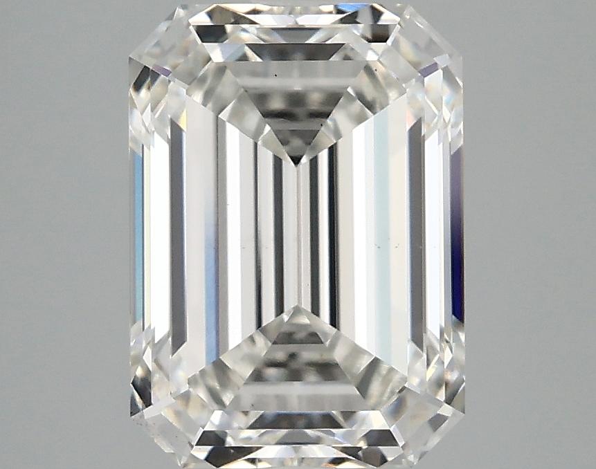 3.09 Carat Emerald Shaped Excellent Cut VS1 IGI Certified Lab Grown Diamond