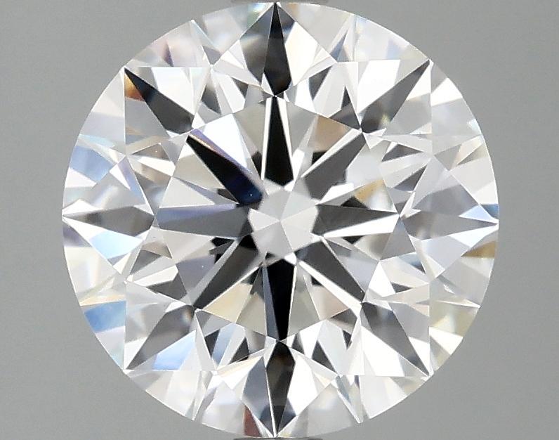 3.08 Carat Round Shaped Excellent Cut VVS2 IGI Certified Lab Grown Diamond