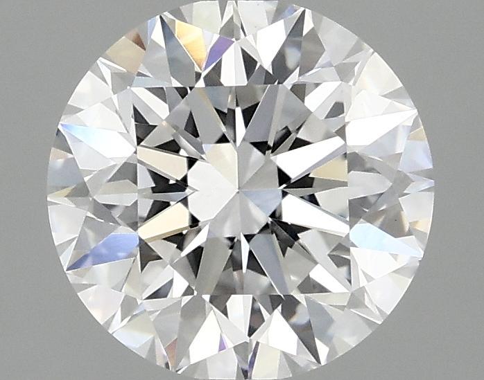 2.1 Carat Round Shaped Excellent Cut VVS2 IGI Certified Lab Grown Diamond