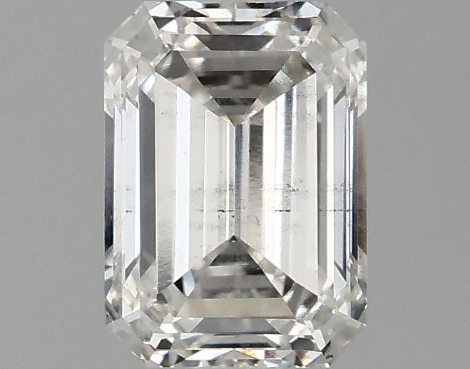 1.57 Carat Emerald Shaped Ideal Cut SI1 IGI Certified Lab Grown Diamond