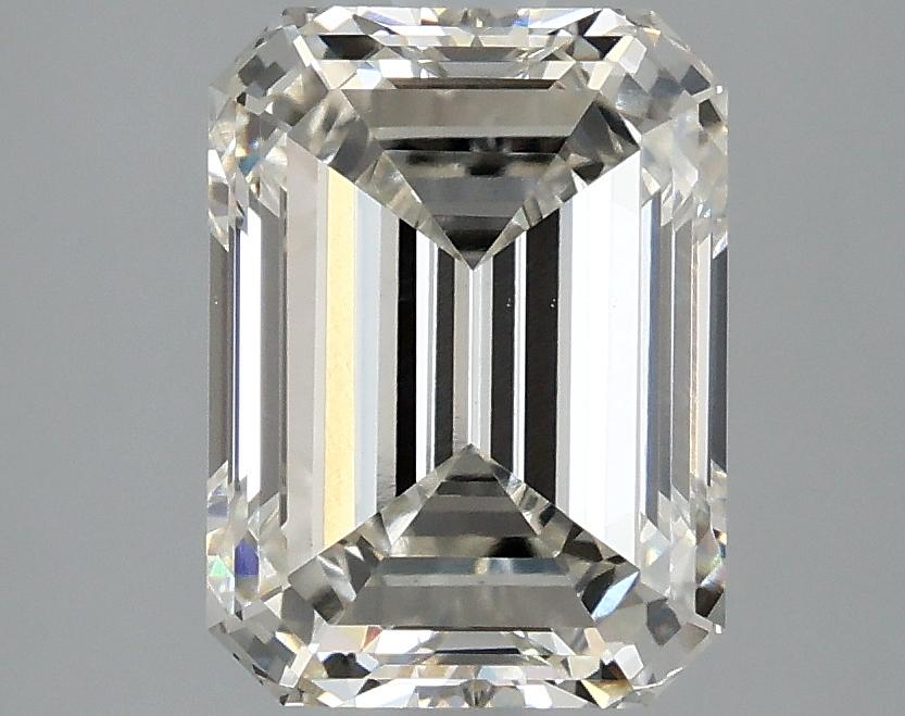 3.02 Carat Emerald Shaped Excellent Cut VVS2 IGI Certified Lab Grown Diamond