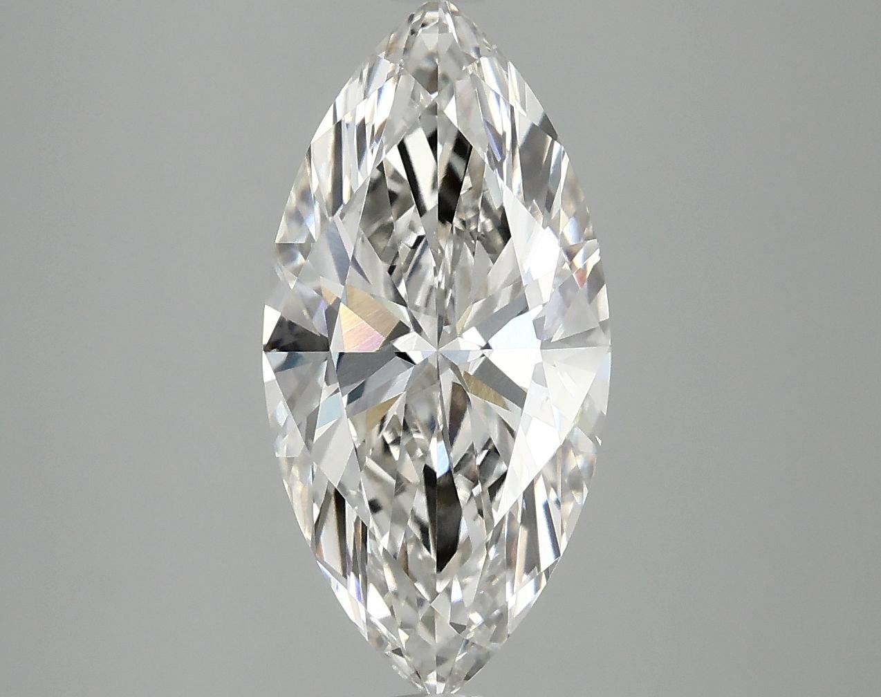 3.01 Carat Marquise Shaped Ideal Cut VVS1 IGI Certified Lab Grown Diamond