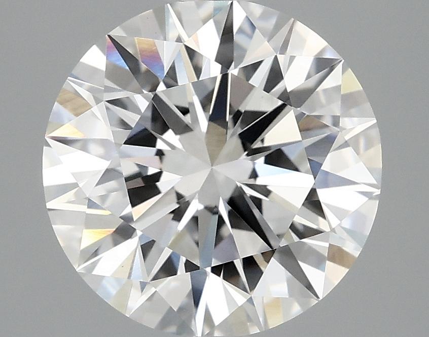3.08 Carat Round Shaped Ideal Cut VVS2 IGI Certified Lab Grown Diamond