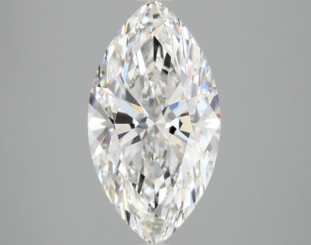 3.1 Carat Marquise Shaped Excellent Cut VVS2 IGI Certified Lab Grown Diamond