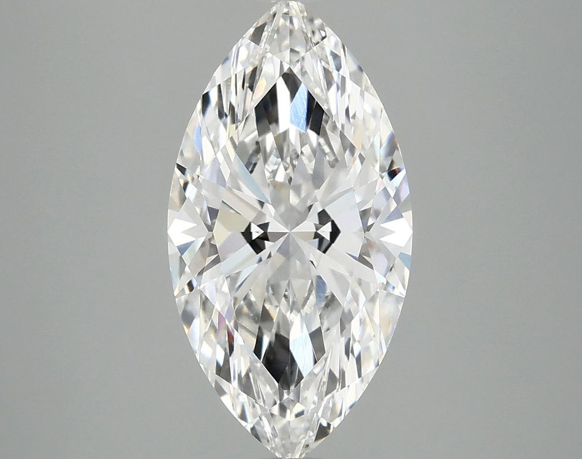 3.06 Carat Marquise Shaped Ideal Cut VVS2 IGI Certified Lab Grown Diamond