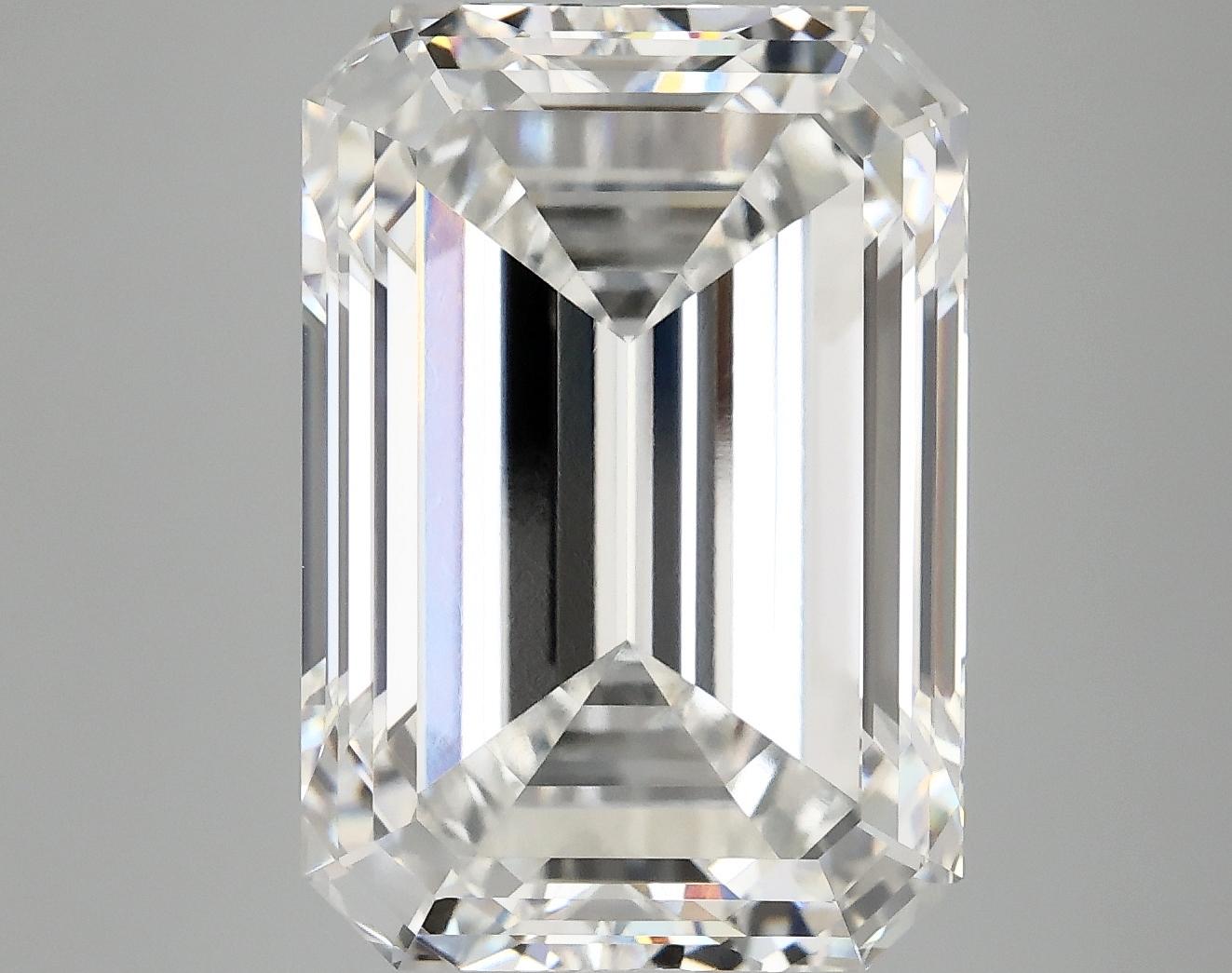 10.34 Carat Emerald Shaped Ideal Cut VVS2 IGI Certified Lab Grown Diamond