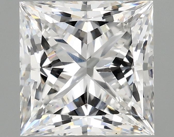 2.08 Carat Princess Shaped Ideal Cut VS1 IGI Certified Lab Grown Diamond