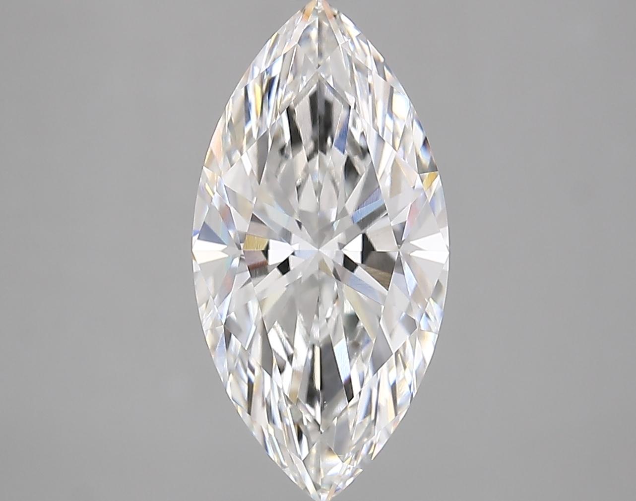 3.01 Carat Marquise Shaped Very Good Cut VVS2 IGI Certified Lab Grown Diamond