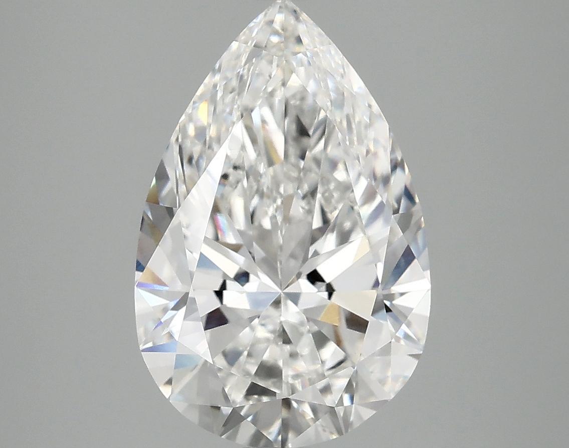 3.93 Carat Pear Shaped Excellent Cut VVS2 IGI Certified Lab Grown Diamond