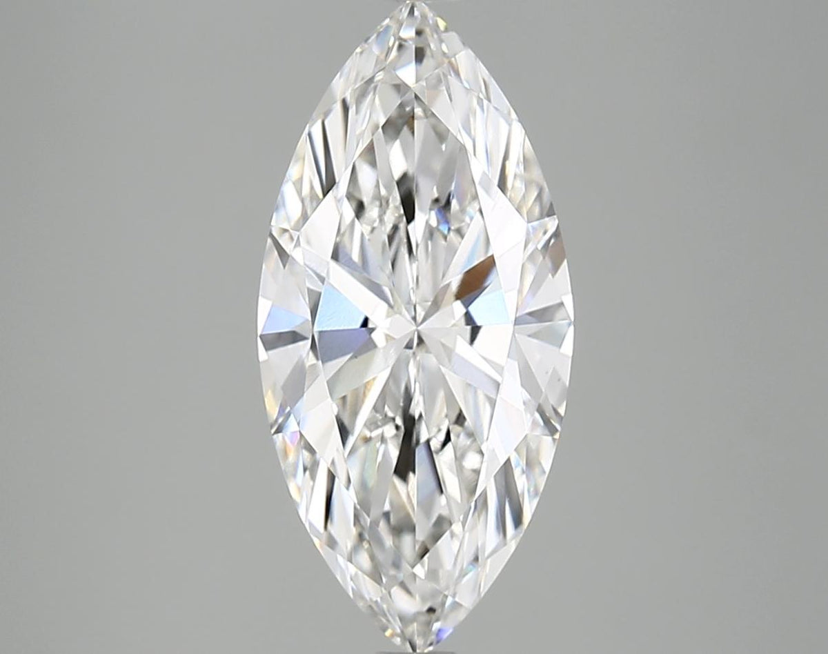 3.0 Carat Marquise Shaped Excellent Cut VVS2 IGI Certified Lab Grown Diamond