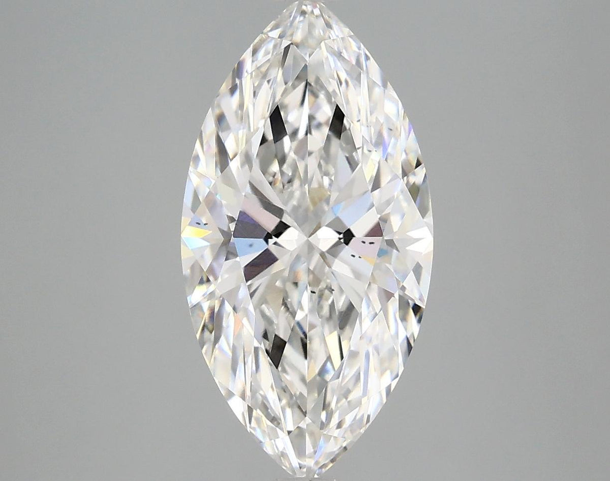 3.02 Carat Marquise Shaped Ideal Cut SI1 IGI Certified Lab Grown Diamond