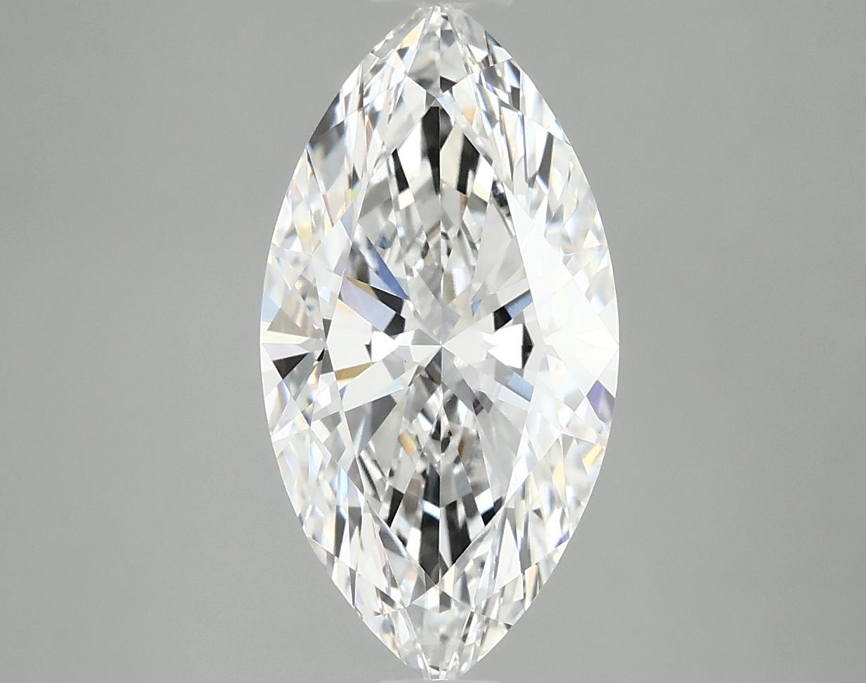 2.99 Carat Marquise Shaped Ideal Cut VVS2 IGI Certified Lab Grown Diamond