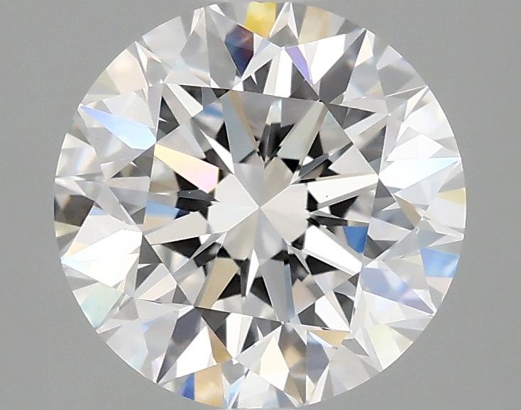 2.5 Carat Round Shaped Excellent Cut VS1 IGI Certified Lab Grown Diamond