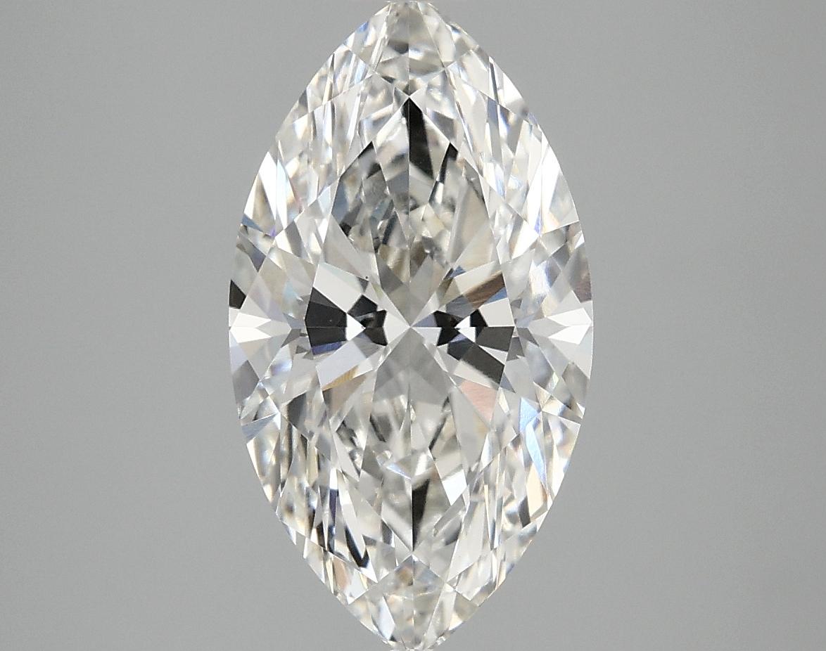 3.08 Carat Marquise Shaped Excellent Cut VVS2 IGI Certified Lab Grown Diamond