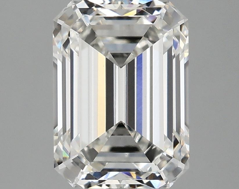 3.05 Carat Emerald Shaped Excellent Cut VVS2 IGI Certified Lab Grown Diamond