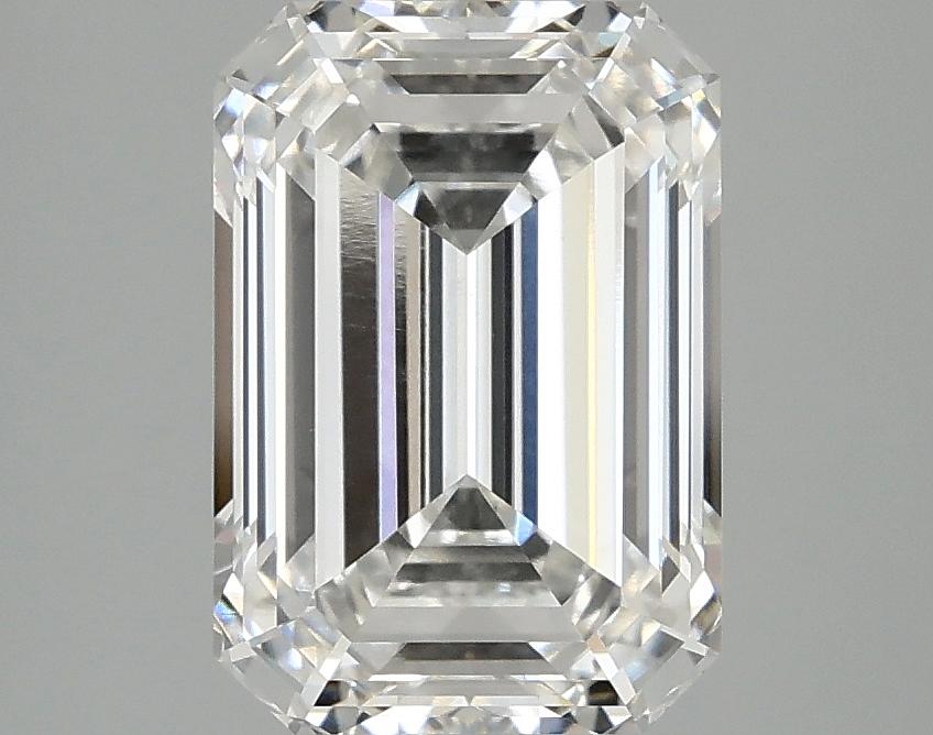 3.07 Carat Emerald Shaped Ideal Cut VVS2 IGI Certified Lab Grown Diamond