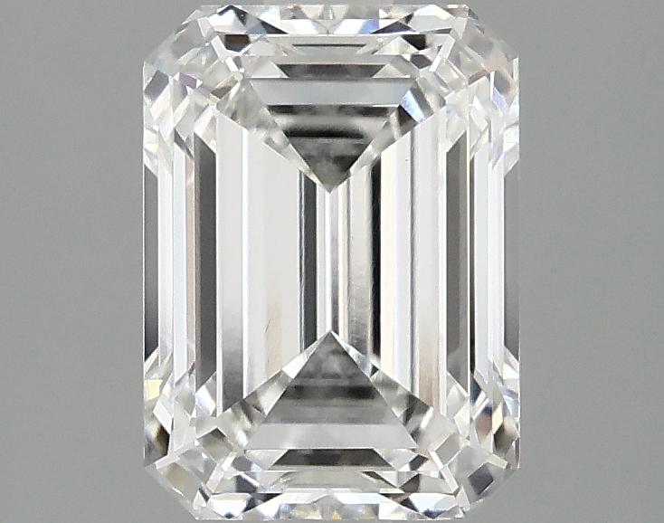 2.1 Carat Emerald Shaped Excellent Cut VVS2 IGI Certified Lab Grown Diamond