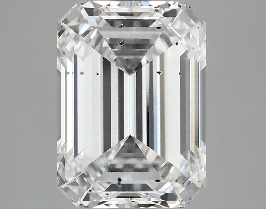 3.96 Carat Emerald Shaped Ideal Cut SI1 IGI Certified Lab Grown Diamond