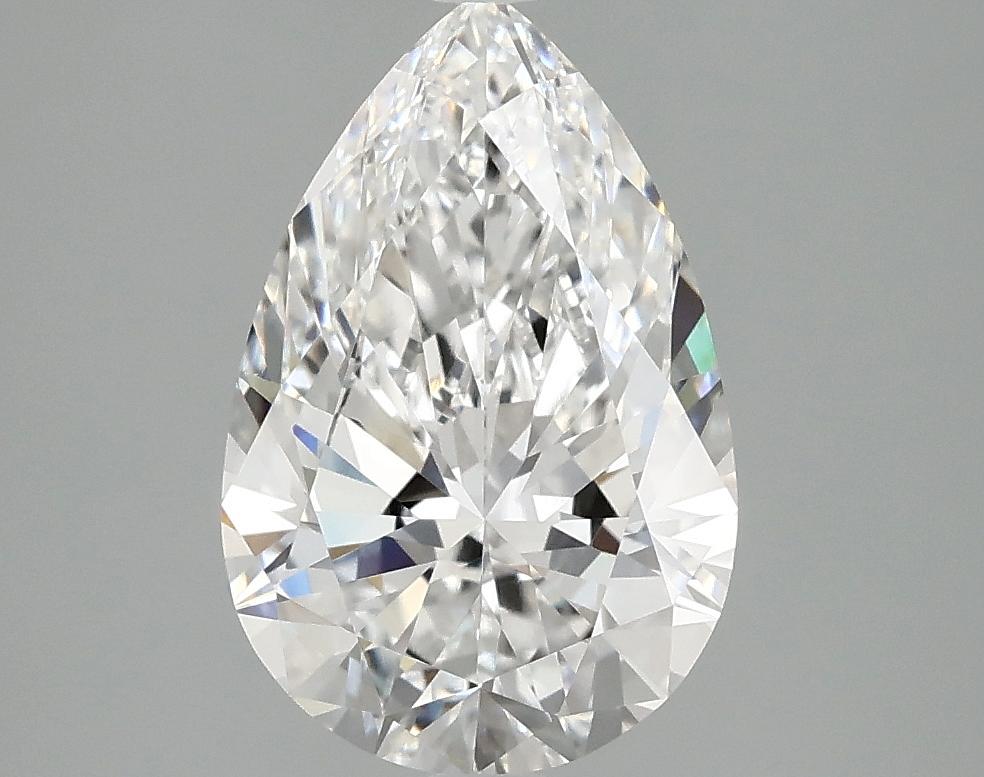 2.51 Carat Pear Shaped Excellent Cut VVS2 IGI Certified Lab Grown Diamond