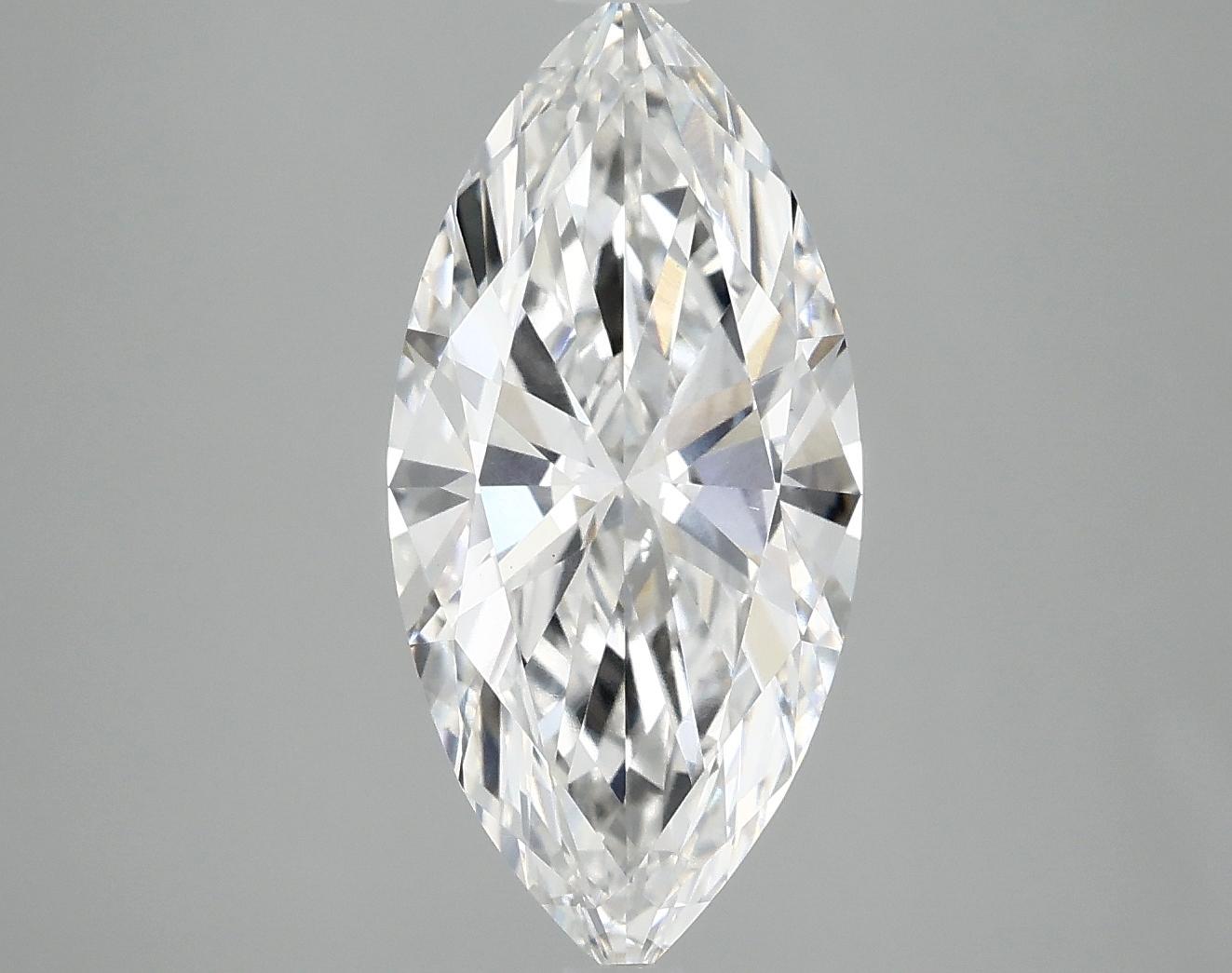 2.97 Carat Marquise Shaped Excellent Cut VS1 IGI Certified Lab Grown Diamond