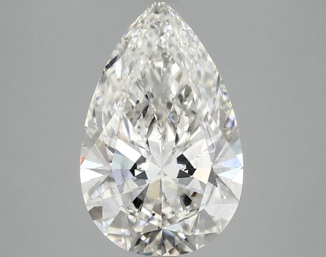 3.02 Carat Pear Shaped Ideal Cut SI1 IGI Certified Lab Grown Diamond