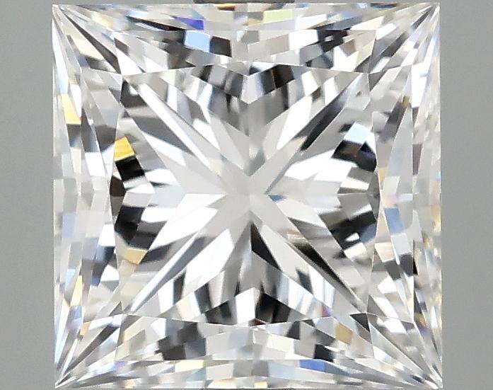 3.03 Carat Princess Shaped Ideal Cut VVS2 IGI Certified Lab Grown Diamond
