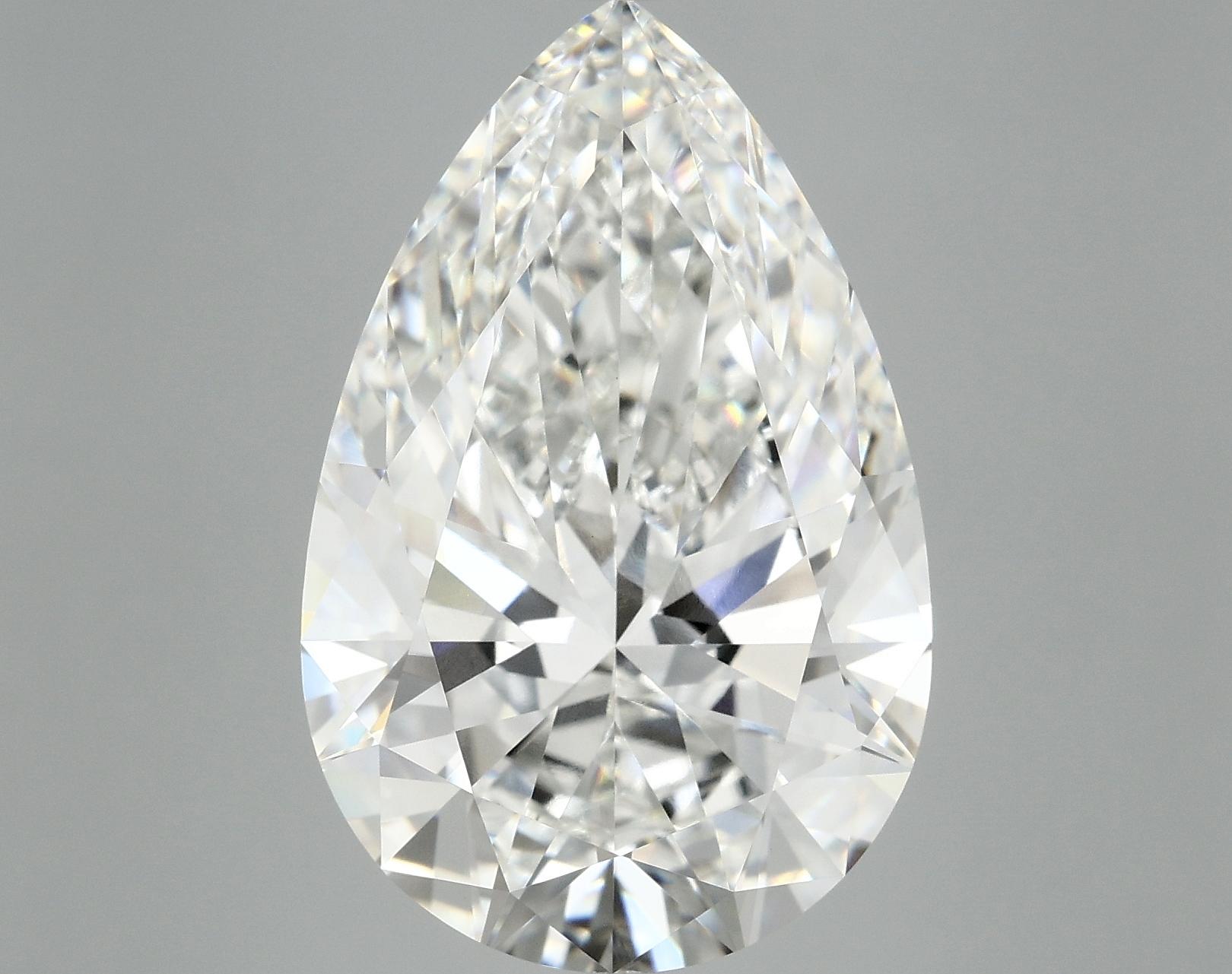 9.97 Carat Pear Shaped Ideal Cut VVS2 IGI Certified Lab Grown Diamond