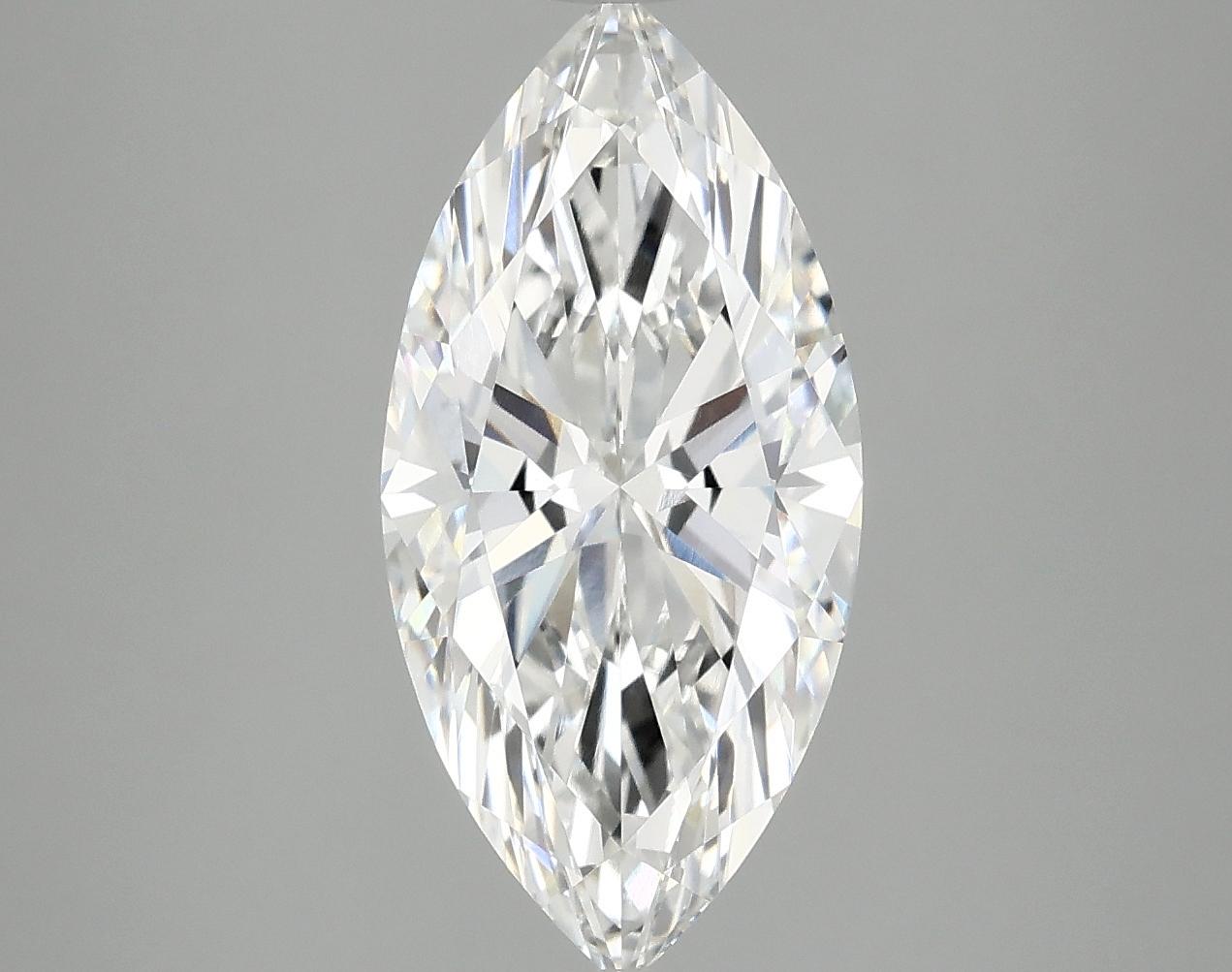 2.99 Carat Marquise Shaped Excellent Cut VVS2 IGI Certified Lab Grown Diamond