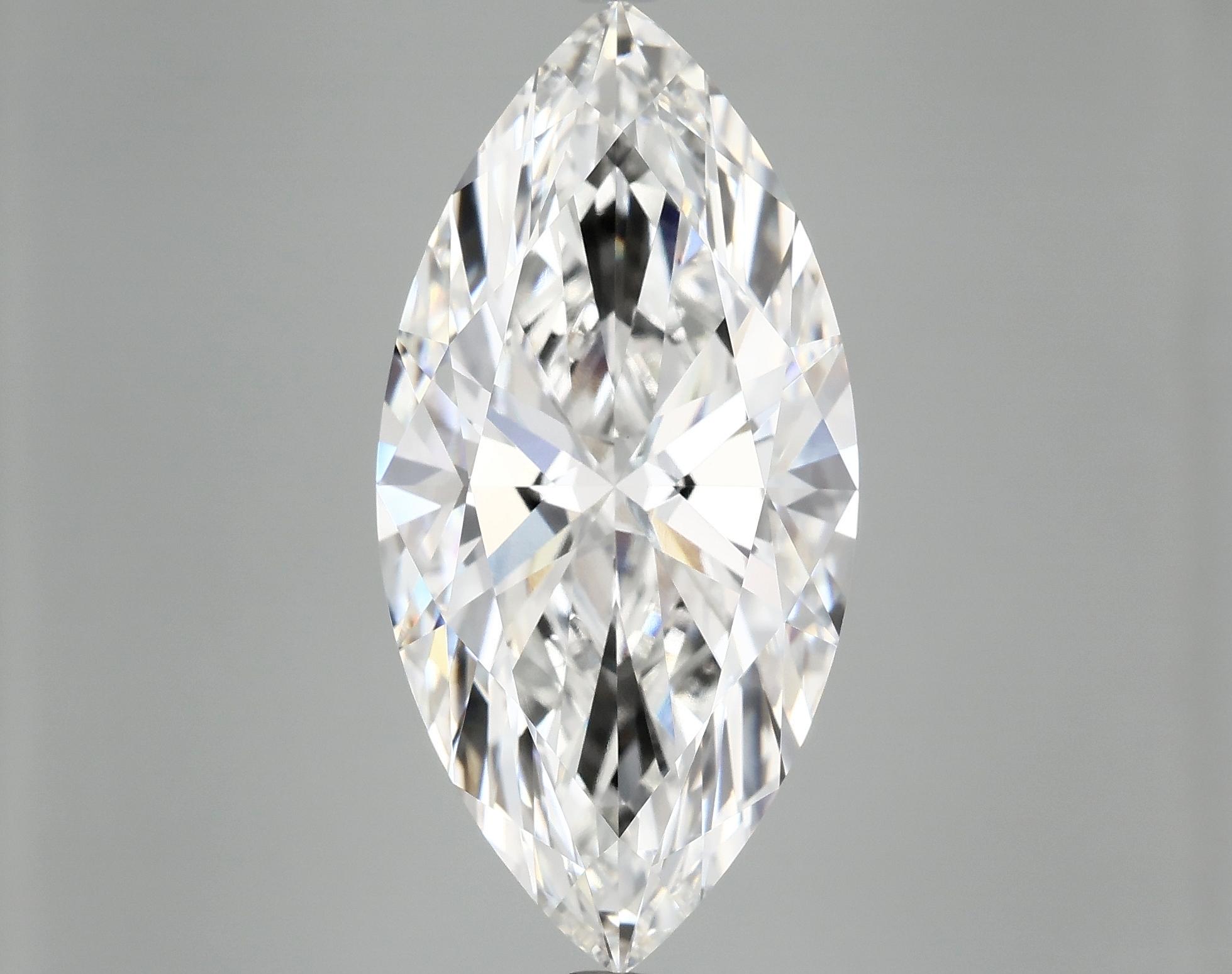 10.08 Carat Marquise Shaped Ideal Cut VVS2 IGI Certified Lab Grown Diamond