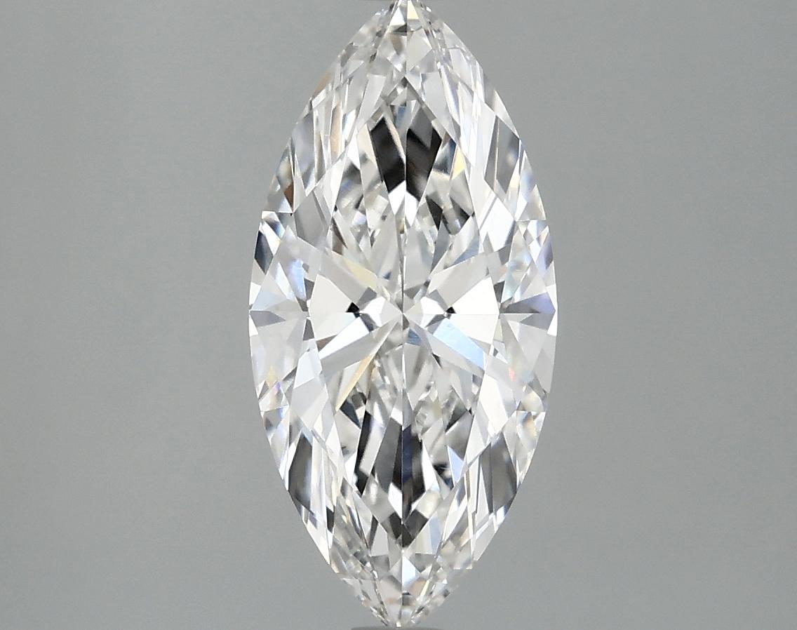 2.01 Carat Marquise Shaped Excellent Cut VVS2 IGI Certified Lab Grown Diamond