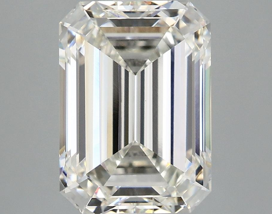 3.82 Carat Emerald Shaped Ideal Cut VVS2 IGI Certified Lab Grown Diamond