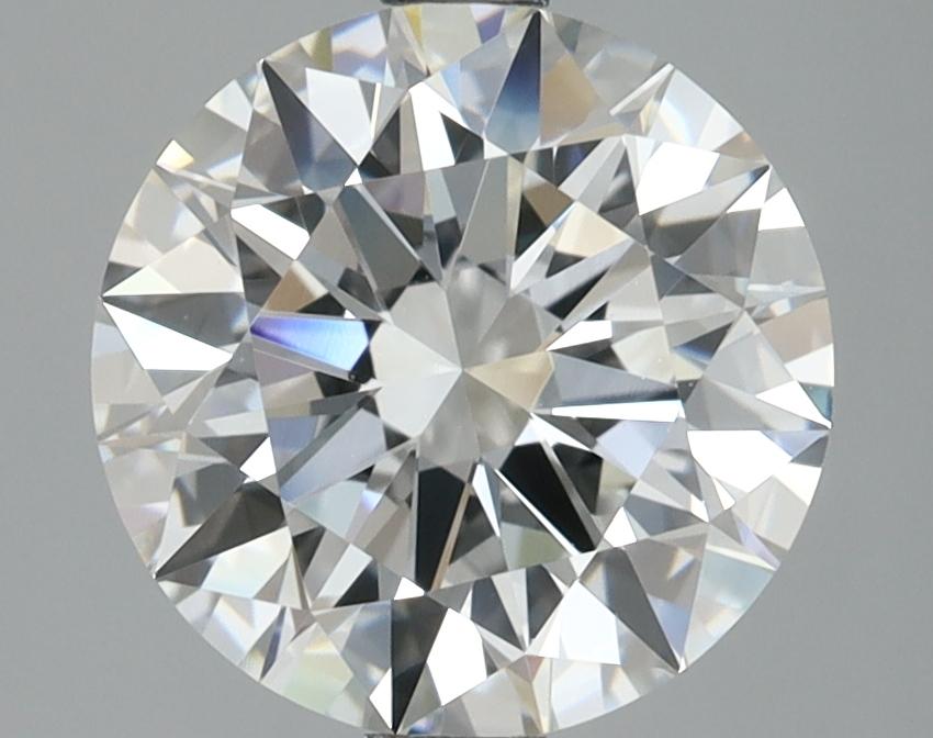 2.97 Carat Round Shaped Ideal Cut VVS2 IGI Certified Lab Grown Diamond