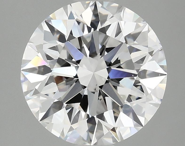 3.09 Carat Round Shaped Excellent Cut VVS2 IGI Certified Lab Grown Diamond