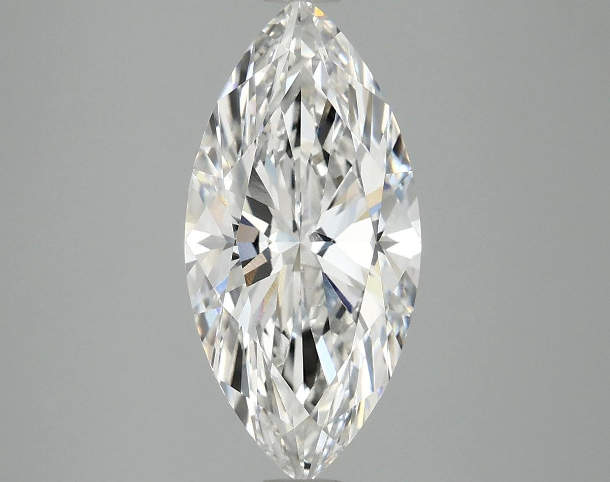 3.09 Carat Marquise Shaped Excellent Cut VVS2 IGI Certified Lab Grown Diamond