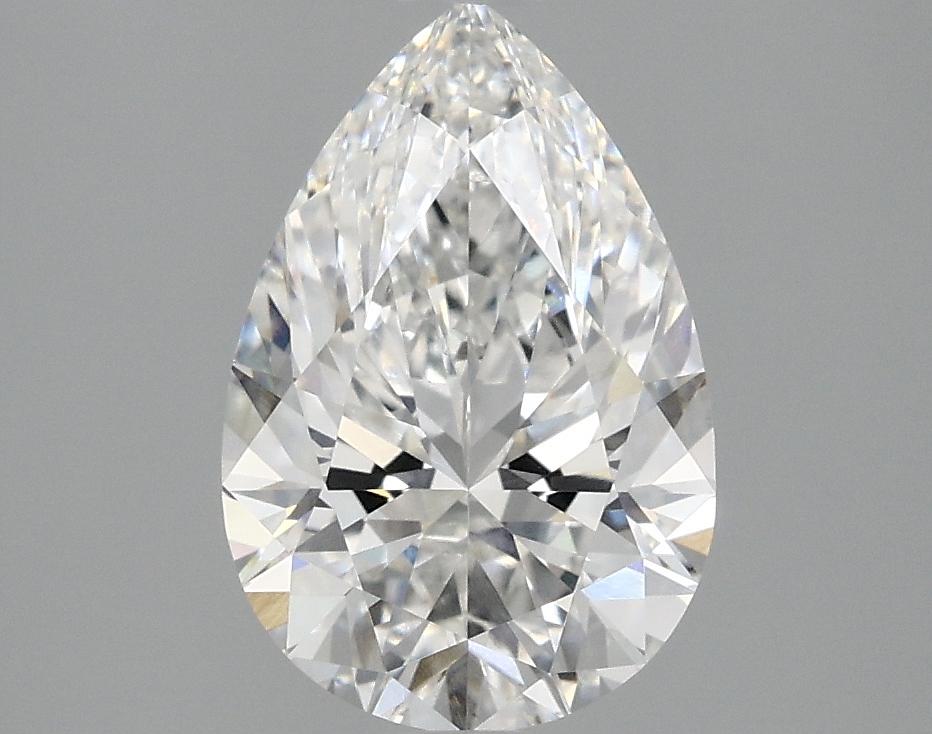 2.08 Carat Pear Shaped Excellent Cut VVS2 IGI Certified Lab Grown Diamond