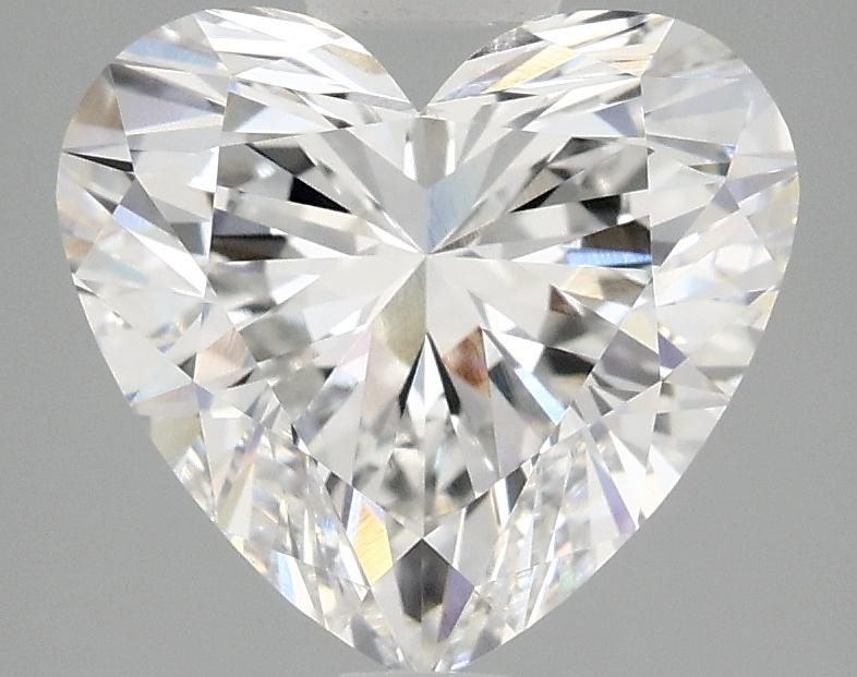 3.07 Carat Heart Shaped Ideal Cut VVS2 IGI Certified Lab Grown Diamond