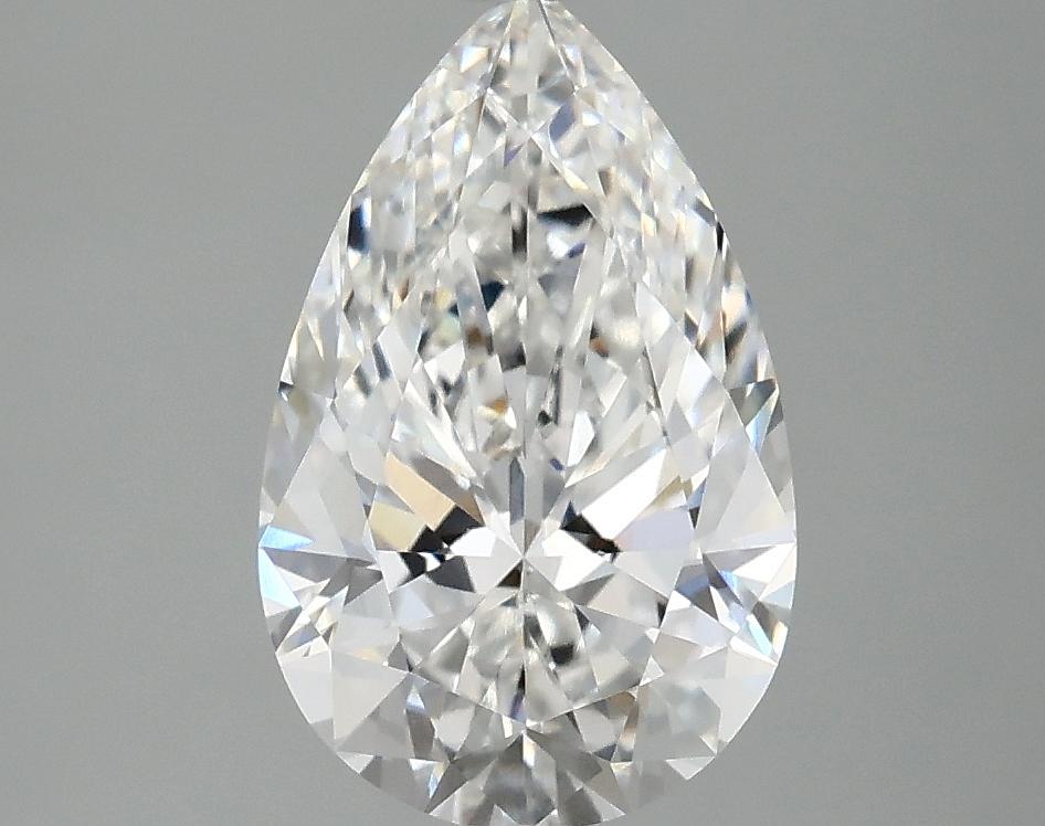 2.05 Carat Pear Shaped Ideal Cut VVS2 IGI Certified Lab Grown Diamond