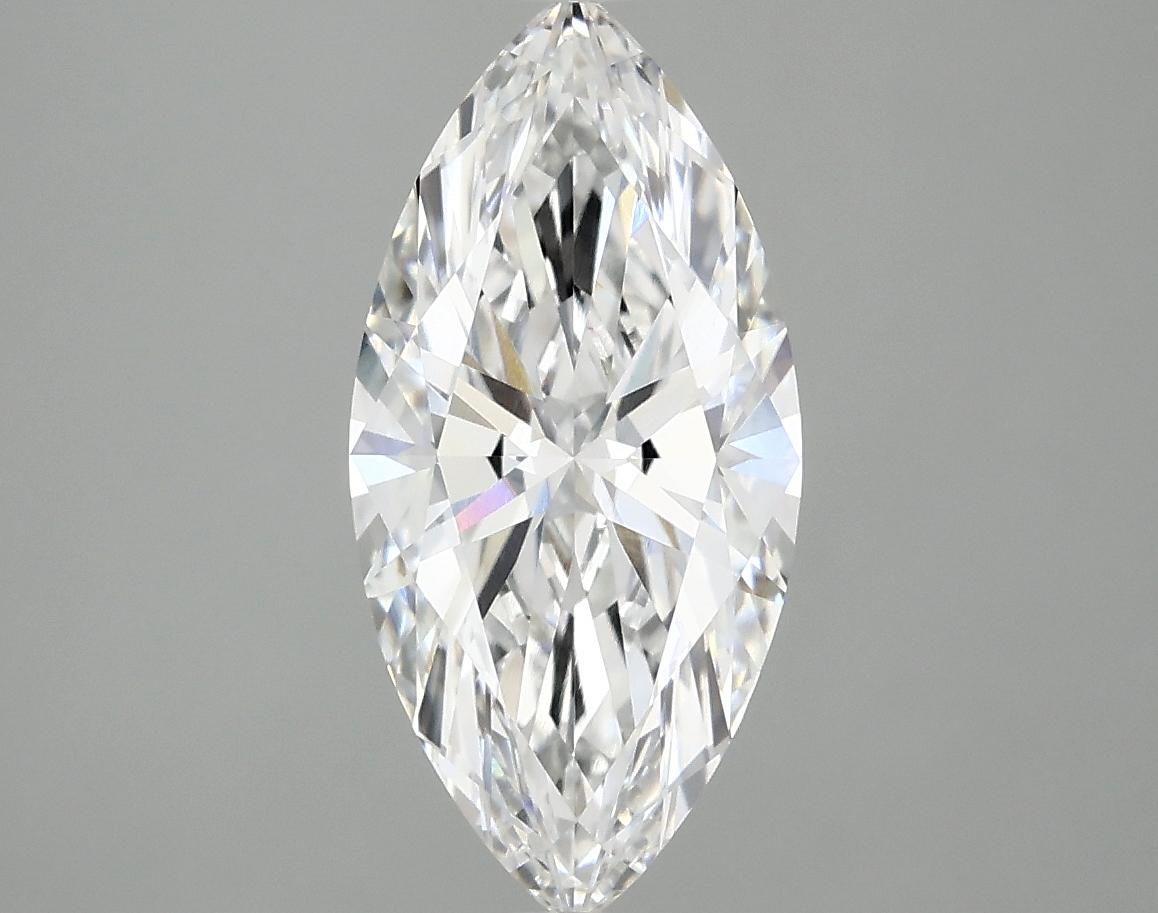 2.05 Carat Marquise Shaped Excellent Cut VVS2 IGI Certified Lab Grown Diamond