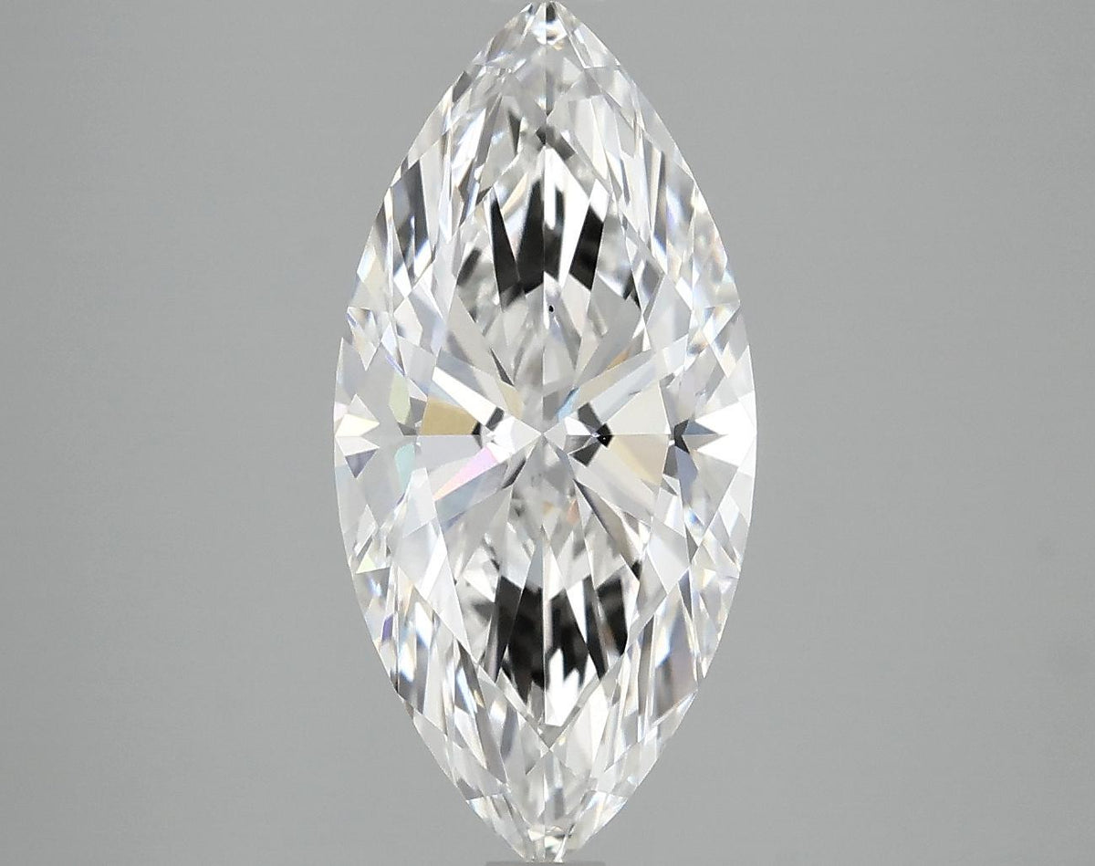 3.07 Carat Marquise Shaped Excellent Cut VS2 IGI Certified Lab Grown Diamond