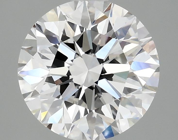 2.59 Carat Round Shaped Excellent Cut VVS2 IGI Certified Lab Grown Diamond