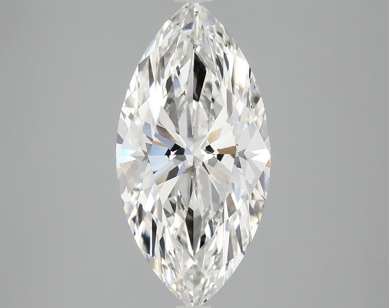 3.08 Carat Marquise Shaped Ideal Cut VS1 IGI Certified Lab Grown Diamond