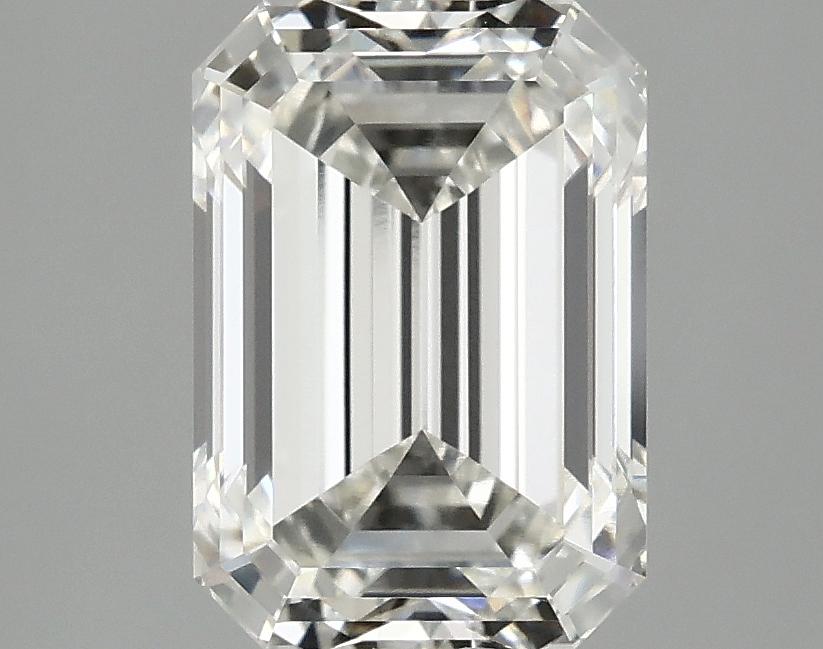 3.09 Carat Emerald Shaped Ideal Cut VVS2 IGI Certified Lab Grown Diamond